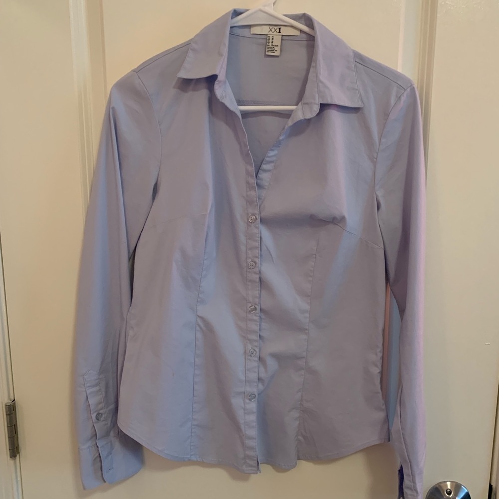 Baby Blue Blouse from Forever 21
